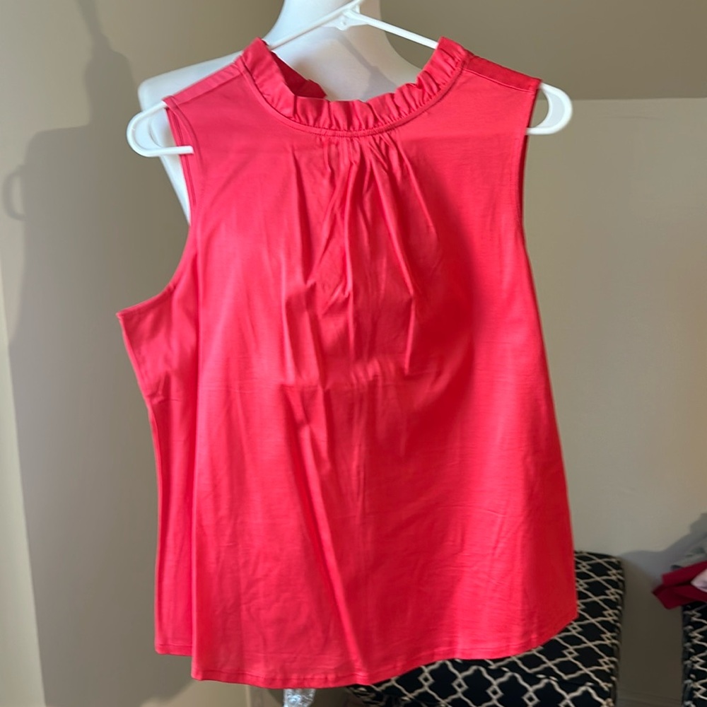 New Ann Taylor with tags. Red sleeveless shirt